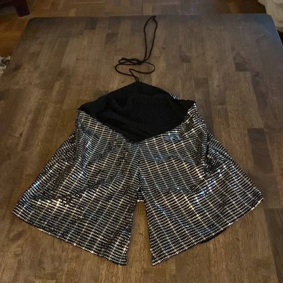 Zara Silver Halter Top - Picture 6 of 12